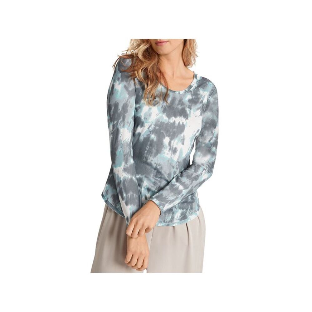 B NEW YORK Womens Top Stretch Long Sleeve Scoop Neck